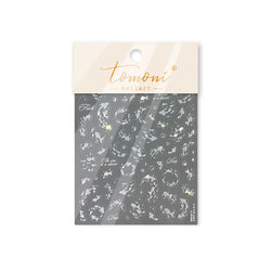 Ocean Elements Starry Sea Shoal of Fish School Water Bubbles Water Bubbles Adhesive Nail Art Decoration Sticker Manicure Decals (Online Order Only)