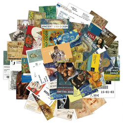 40/50Pcs Van Gogh Artist Oil Painting Style Art Pattern Sticker for Laptop Phone Guitar Suitcase Notebook Motorcycle Car Sticker (ONLINE ORDER ONLY)