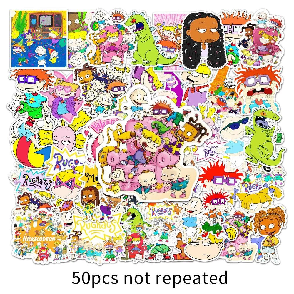 10/50Pcs Cartoon Stickers Vsco Vinyl Stickers for Water Bottles Waterproof Stickers for Kids Girls 2023 (Online Order Only)