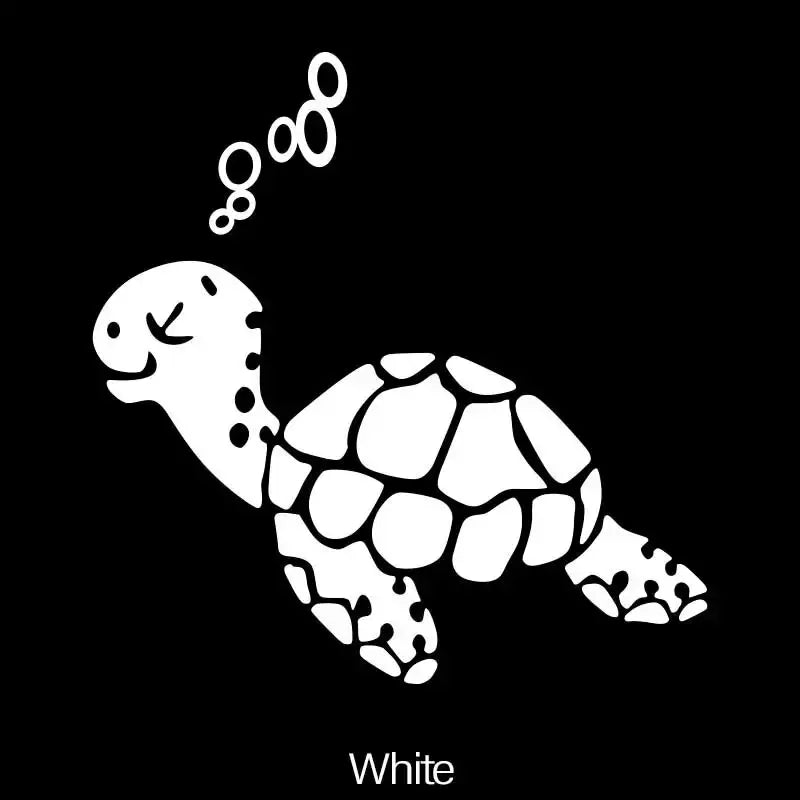 Cute Sea Turtle Stickers，Transform Your Car with this cute&funny Stickers,Perfect for Automobiles, Motorcycles, Trucks & Laptops (ONLINE ORDER ONLY)