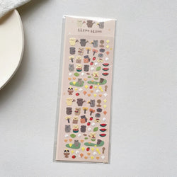 1pc Hot Silver Kawaii Bear Stickers Glitter Scrapbooking Decorative Cute Sticker Korean DIY Diary Album Stick Label Stationery (Online Order Only)
