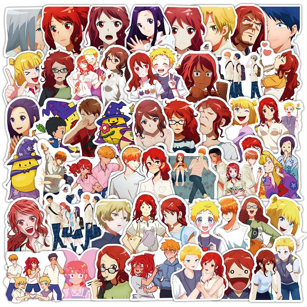 10/50pcs Anime Romantic Killer Diverse Plot Stickers Cartoon Graffiti Waterproof Luggage Suitcase Notebook Motorbike Sticker Toy (Online Order Only)