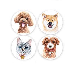 100-500pcs 1inch Round Cartoon Toys Animal stickers for kids Teacher Reward Encourage Sticker Office Stationery for children (ONLINE ORDER ONLY)