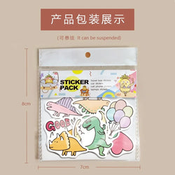 40pcs Dinosaur Sticker Cartoon Animal Educational Toys Stickers for Children DIY Laptop Scrapbooking Luggage Bicycle (ONLINE ORDER ONLY)