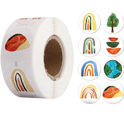 100-500pcs Cartoon Animal Children Sticker Label Thank You Cute Toy Game Sticker DIY Gift Sealing Label Decoration Supplies (Online Order Only)