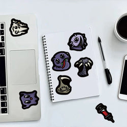 63pcs Brotato Game Desk Stickers Cartoon For Laptop Phone Guitar Luggage Waterproof Graffiti Vinyl Decals Kids Toys (ONLINE ORDER ONLY)