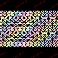 Fashion Flowers Grain Car Sticker for Decoration Triangle Window External Accessories Waterproof Vinyl Decal Apply All Vehicles (ONLINE ORDER ONLY)