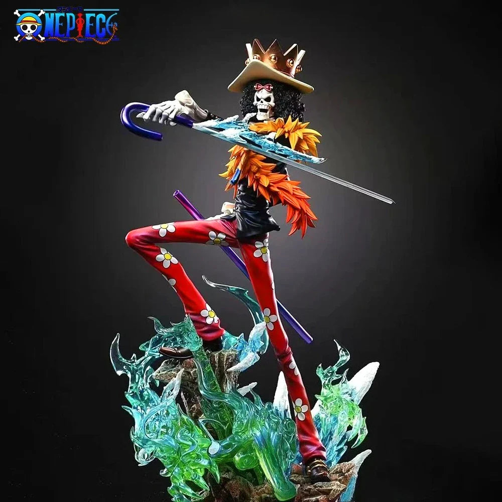 One Piece Brook Figure: 33cm Soul King Anime Statue (ONLINE ORDER ONLY)