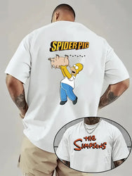 Simpsons T-shirt - Homer Donut (ONLINE ORDER ONLY)