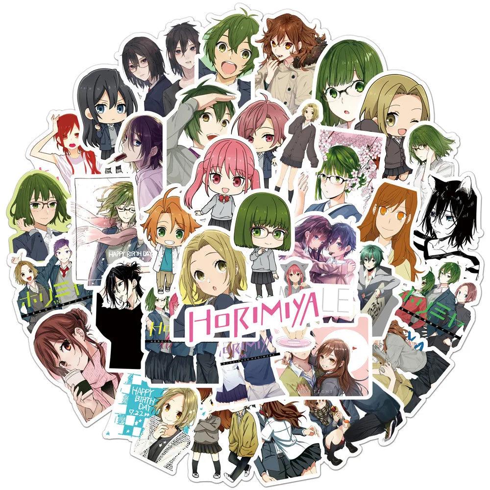 10/30/50PCS Horimiya Series Graffiti Stickers Suitable for Helmets Desktop Guitar Cup Wall Decoration DIY Sticker Pack Wholesale (Online Order Only)