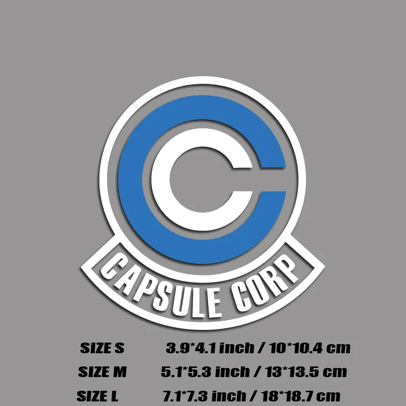 CAPSULE CORP DECAL,bulma logo,anime cartoon decal,high quality sticker for cars trucks !For a Unique look! (ONLINE ORDER ONLY)