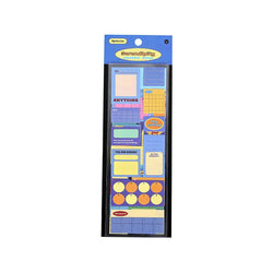 6pcs/lot Inspiration Records Series Writable Sticker Diary Scrapbooking Collage Sticky Note Decoration Sticker Kawaii Stationery (Online Order Only)