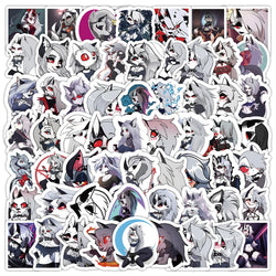 Helluva Boss Loona Stickers Decals Anime Cartoon DIY Scrapbook Laptop Car Bike Skateboard (Online Order Only)