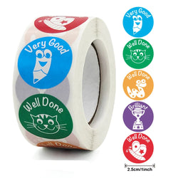 500pcs/roll 1inch Cartoon Animal Children Sticker Label Thank You Cute Toy Game Sticker DIY Gift Sealing Label Decoration 
 (ONLINE ORDER ONLY)