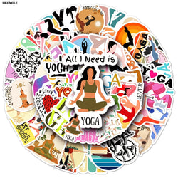 Cartoon Mandala Flower Stickers for Laptop Luggage DIY 10/30/50pcs (Online Order Only)