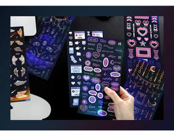 Korea Ins Sweet Love Chain Dialog Decorative Stickers Hand Account Idol Card DIY Material Sticker Personalized Kawaii Stationery (ONLINE ORDER ONLY)