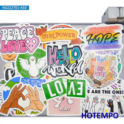 50Pieces Funny Warning Signs Spoof Slogan Waterproof Stickers for Luggage Guitar Helmet Phone Laptop Bike Motorcycle Car Sticker (Online Order Only)