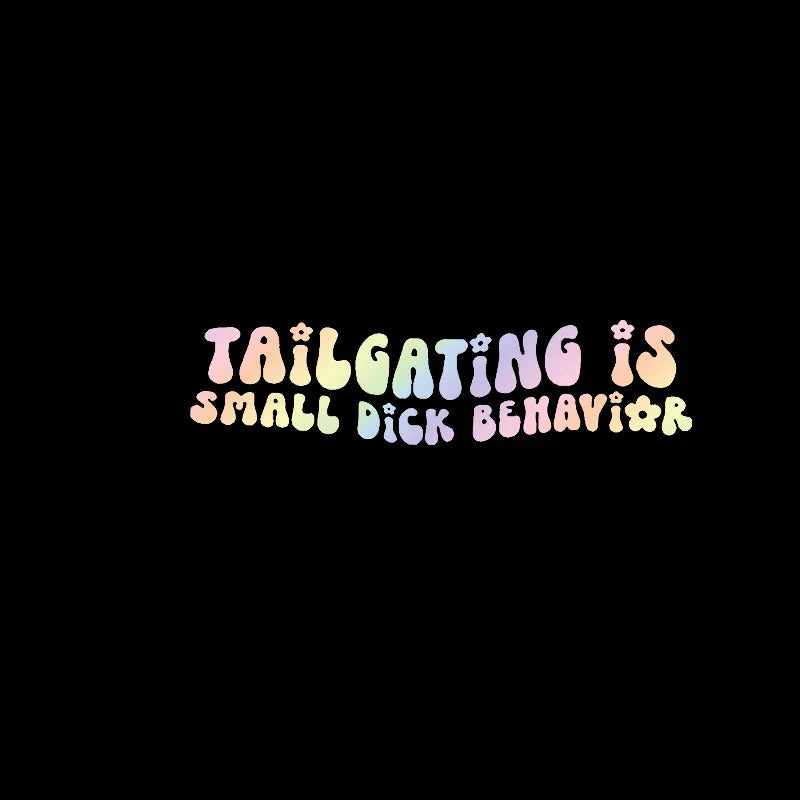 Interesting Text Car Sticker for Bumper Window Decoration Fashionable Humor Decal External Accessories Waterproof  Vinyl Decals (ONLINE ORDER ONLY)