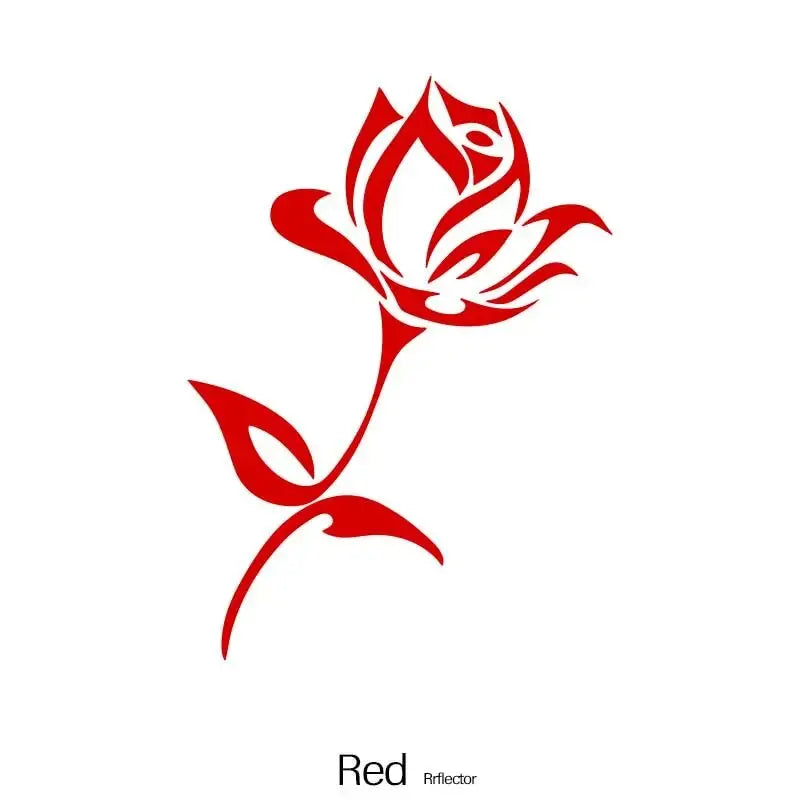 Beautiful Rose Flower Car Sticker - Enhance Your Vehicle's Look with a Waterproof Vinyl Decal! (ONLINE ORDER ONLY)