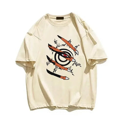 Naruto Graphic T-Shirt: Nine-Tails Seal Anime Top (ONLINE ORDER ONLY)