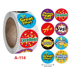 100-500PCS  Children's Stickers New Cartoon Rolling Packaging Stickers Photocard Decor Labels for Kids Package  home made (Online Order Only)