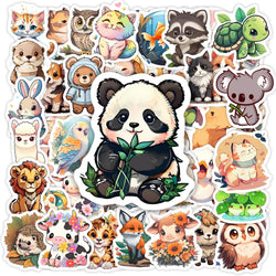 Kawaii Cute Animal Stickers Puppy Kitten Cow Owl Unicorn Hedgehog Children Cartoon Gift for DIY Laptop Phone Mug Waterproof (ONLINE ORDER ONLY)