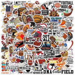50/100pcs Funny Cartoon Sport American Football Rugby Stickers For Luggage Laptop Guitar Phone Diary Waterproof Graffiti Decals (Online Order Only)