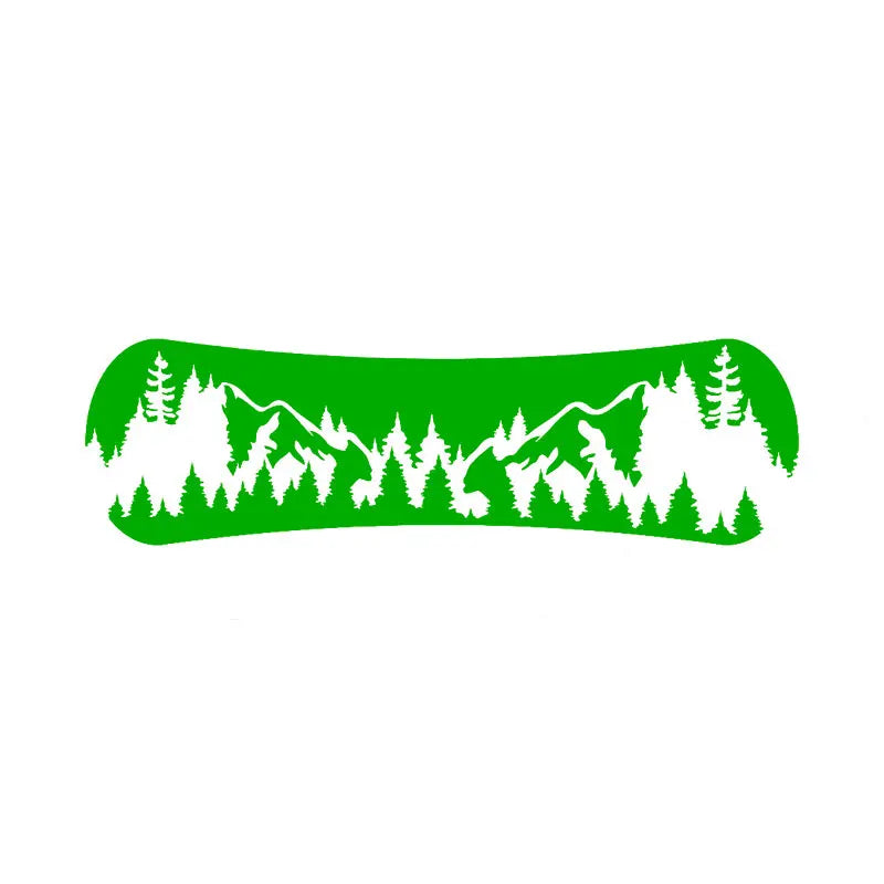 Snowboard For Car Sticker Computer Laptop Stickers Accessories Decorations Bumper Window Die Cutting Vinyl PVC Decals (ONLINE ORDER ONLY)