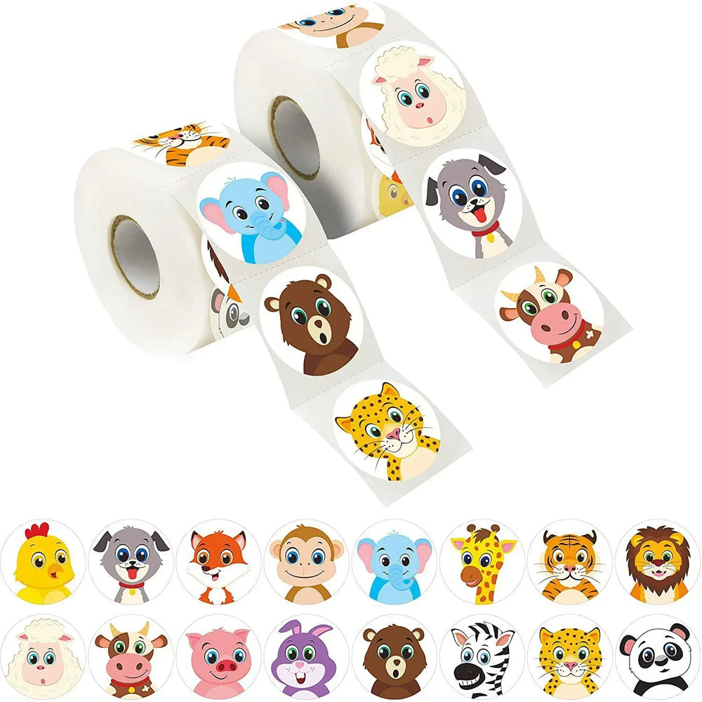 500 sheets per roll Reward stickers 2.5 cm/1 inch Self-made decorations Perfect choice for study games notebook sticky notes fri (ONLINE ORDER ONLY)