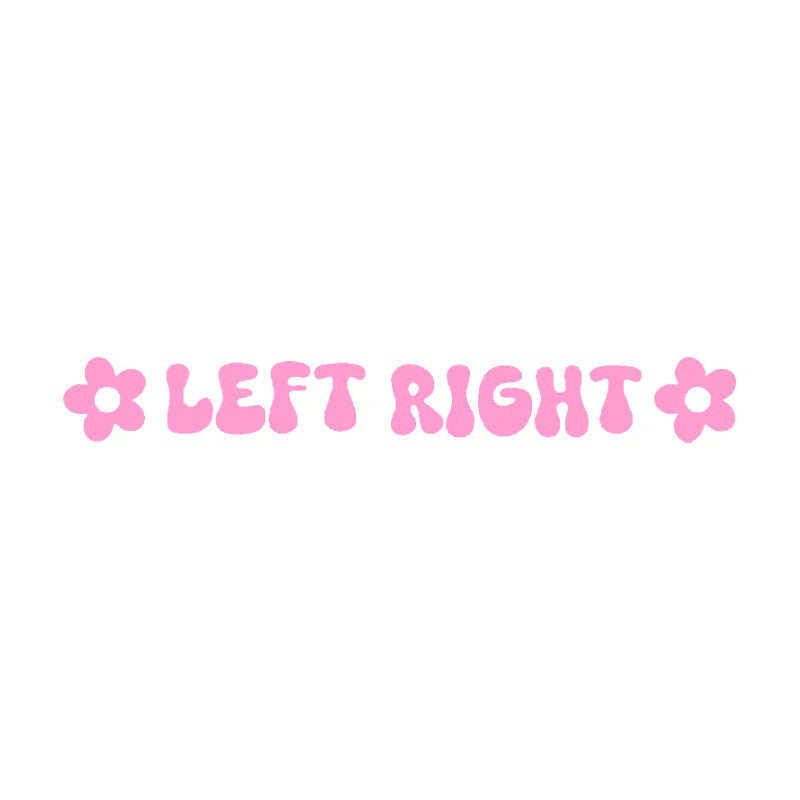 Left & Right Sticker for Car Interior Rearview Mirror Decoration Fashion Sticker High Quality Waterproof Vinyl Decals (ONLINE ORDER ONLY)