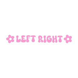 Left & Right Sticker for Car Interior Rearview Mirror Decoration Fashion Sticker High Quality Waterproof Vinyl Decals (ONLINE ORDER ONLY)