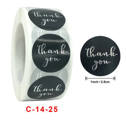 50-500pcs Luxury Bronzing Labels Thank You for Your Order Stickers Baking Seal Labels for Shop Business Package Gift Sticker (ONLINE ORDER ONLY)
