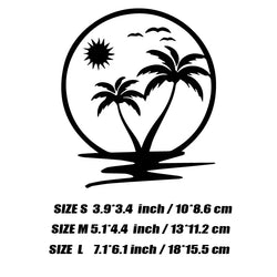 Coconut Tree Stickers,Vinyl Waterproof  Self-adhesive Decorative Car Sticker,For Cars, Trucks, Walls, Laptops, Windows, (ONLINE ORDER ONLY)