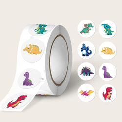 100-500Pcs Children's Cartoon Stickers Little Dinosaur Pattern Kids toy Stationery Supplies School Teacher Supplies Sticker (ONLINE ORDER ONLY)