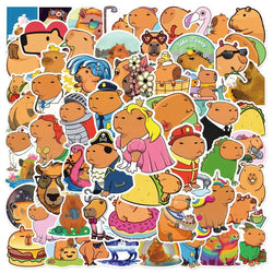 Guinea Pig Cartoon Stickers for Scrapbook, Water Bottle, Phone, Laptop, Guitar (10/25/50pcs) (ONLINE ORDER ONLY)