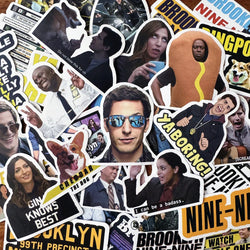 Brooklyn Nine-Nine Stickers Pack for Luggage, Laptop, Skateboard, Motorcycle (ONLINE ORDER ONLY)