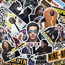 Brooklyn Nine-Nine Stickers Pack for Luggage, Laptop, Skateboard, Motorcycle (ONLINE ORDER ONLY)