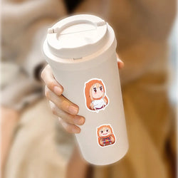 10/30/60PCS Cute Doma Umaru Stickers Anime Meme Sticker Scrapbook Luggage Laptop Guitar Car Bike Skatebaord Decals Catoon Toy (Online Order Only)