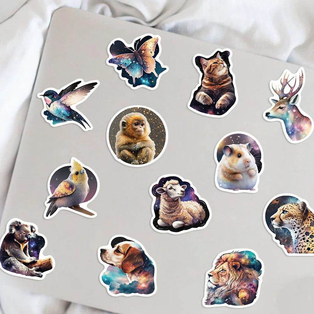 50PCS Kawaii Fantasy Animals Stickers Rabbit Bear Decals DIY Fridge Phone Luggage Guitar Wall Cute Sticker Kids Toy Gift﻿ (ONLINE ORDER ONLY)