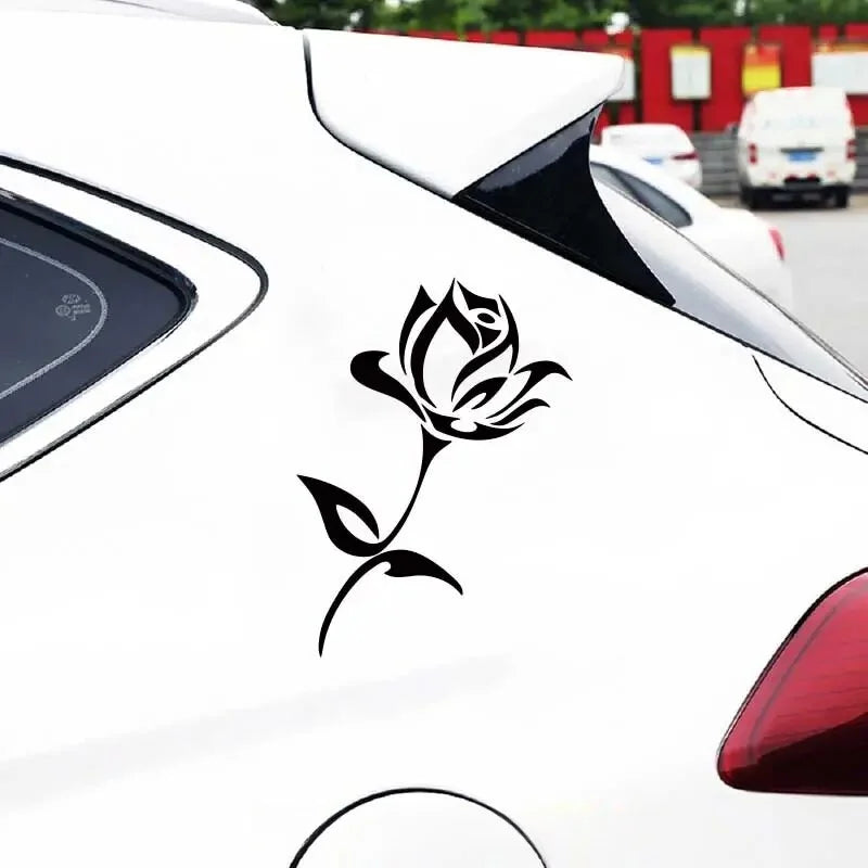 Beautiful Rose Flower Car Sticker - Enhance Your Vehicle's Look with a Waterproof Vinyl Decal! (ONLINE ORDER ONLY)