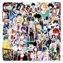 52pcs Boku No Hero Academia Stickers for Laptop, Phone, Water Bottle, Suitcase, Stationery, Fridge (Online Order Only)