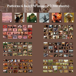 JIANQI 300pcs Cute Stickers for Scrapbooking, Journaling, DIY Crafts, Photo Albums (ONLINE ORDER ONLY)