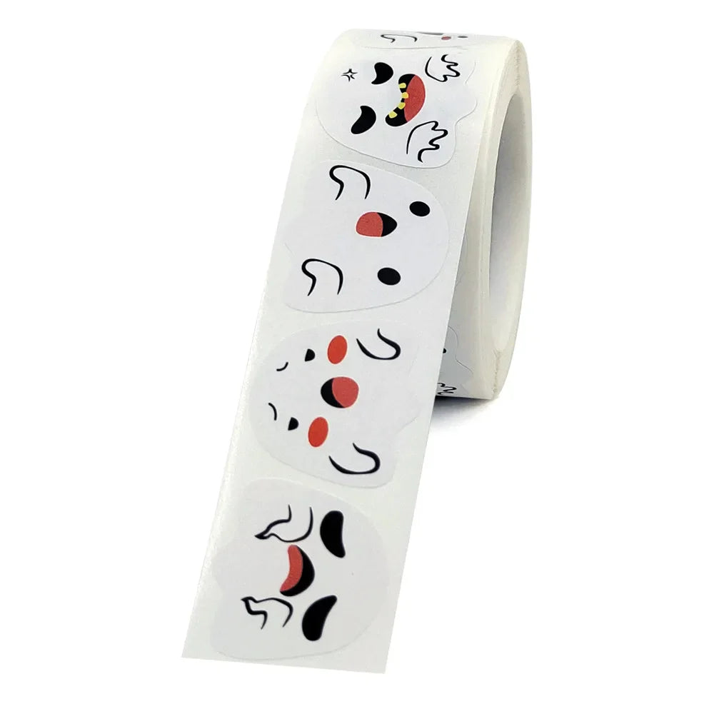 100-500pcs Halloween Sticker Sealing Label Stickers Adhesive Sticker For Gifts Handmade Envelope DIY Stationery Stickers (ONLINE ORDER ONLY)