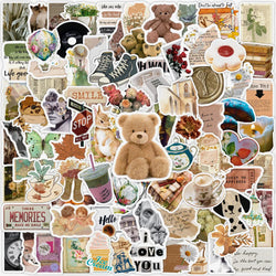 Retro Vsco Graffiti Stickers Pack - Aesthetic Cartoon Decals for Skateboard, Laptop, Phone, Car (ONLINE ORDER ONLY)