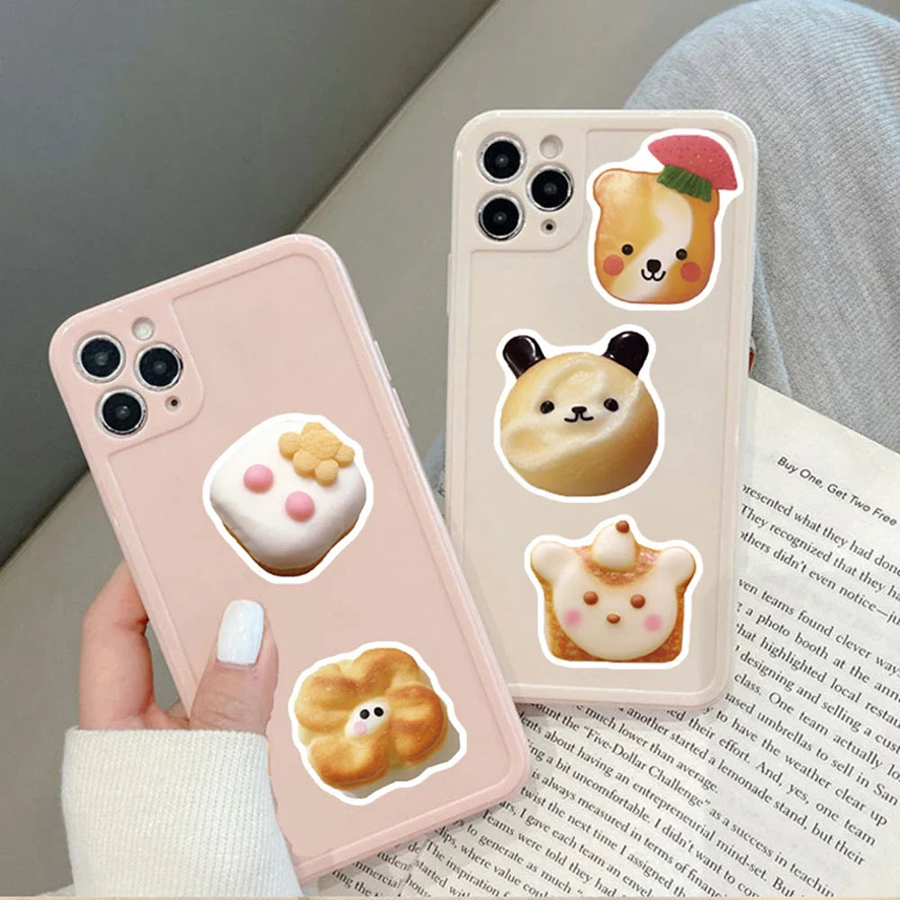 10/30/50PCS Cute Animal Cookie Stickers Funny Decals Toys DIY Notebook Phone Guitar Luggage Bike Kids Toys Cartoon Sticker Gift (ONLINE ORDER ONLY)