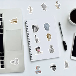 10/30/50/100PCS David Angel Art Statuary Stickers Decals Decoration DIY Waterproof Phone Laptop Fridge Guitar Car Sticker Toys (ONLINE ORDER ONLY)