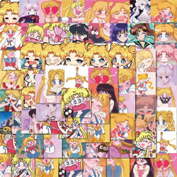 50pcs Sailor Moon Stickers for Laptop, Phone, Car, Scooter, Water Bottle, Suitcase, Stationery, Refrigerator (Online Order Only)