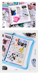 50pcs/lot Korean ins Scrapbook Stickers Life Projector Series Art Craft Sticker Decorative Diary Planner Cute Stationery Sticker (ONLINE ORDER ONLY)