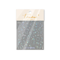 Ocean Elements Starry Sea Shoal of Fish School Water Bubbles Water Bubbles Adhesive Nail Art Decoration Sticker Manicure Decals (Online Order Only)