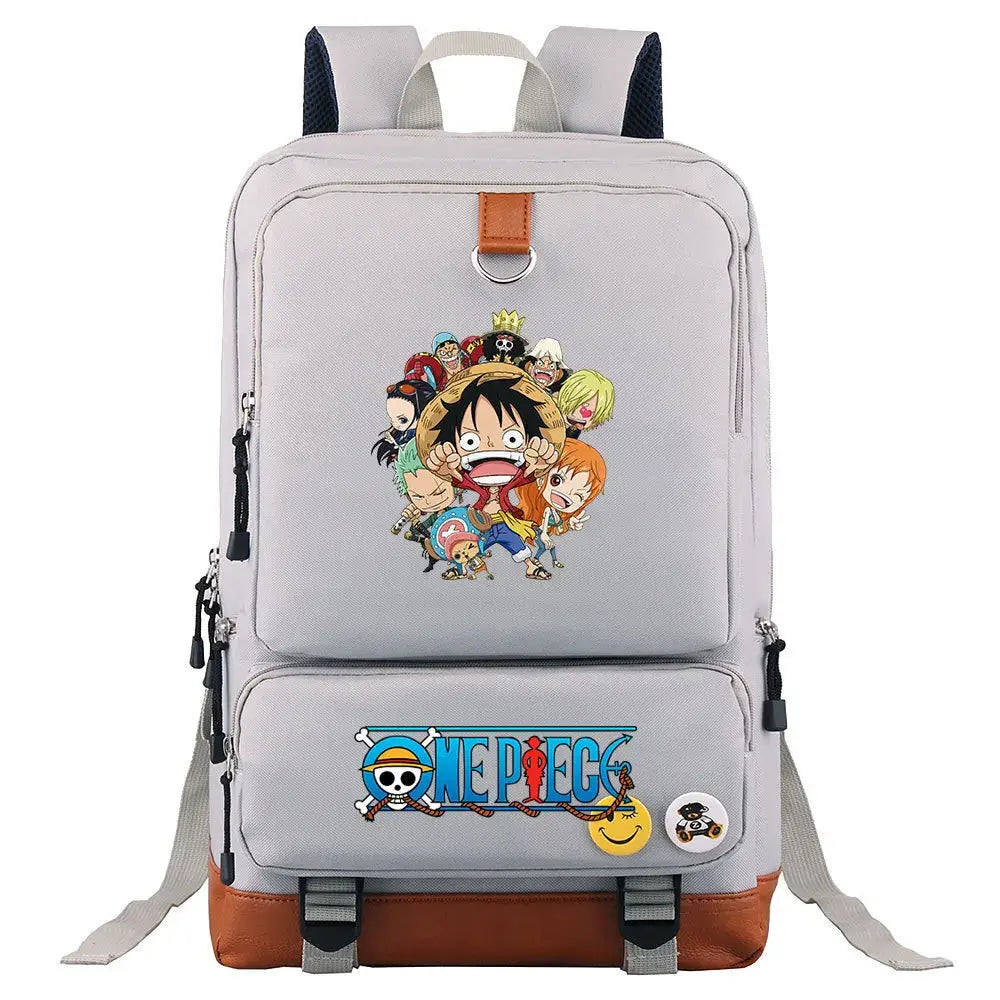 One Piece Luffy Printed Unisex Backpack School Travel Bag (ONLINE ORDER ONLY)
